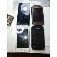 4 шт .  рабочих телефонов .