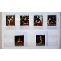 Марки. Живопись. Бурунди. 1974 год.