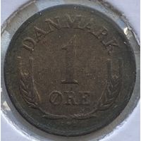 Дания 1 эре 1960 г. Бронза. В холдере