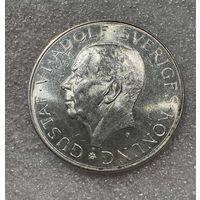 10 крон 1972 Швеция. 18 г серебра 835 пробы! Яркая!