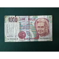 1000 лир Италия.