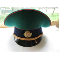 Фуражка пограничника РБ. ЗАО ФГУ "Людмила", Минск. 55 размер.
