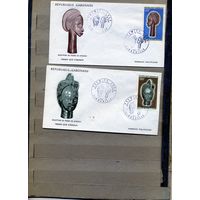 КОНВЕРТ ГАБОН КПД искусство 2 конверта 1973