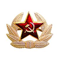 Кокарда солдатская на фуражку. СССР