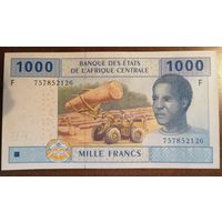 Экваториальная Гвинея, Банк центральной Африки 1000 франков 2002 г., отметка "F" - Экваториальная Гвинея, P:507F