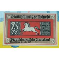 Нотгельд Германия 75 пфеннигов