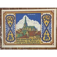 Нодгельд 50 пфеннигов 1921 год. Оснабрюк. Веймарская республика