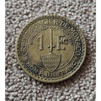 Монако 1 франк, 1924