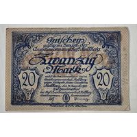 1918 год 20 марок  Германия
