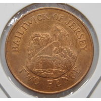 Джерси 2 пенса 1998 г