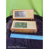 Двое музыкальных настольных часов Наири нужен ремонт самая привлекательная цена трёхдневный аукцион