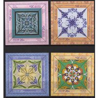 Россия 2015. Искусство. Керамические изразцы. Листы 1974-77 (1252)