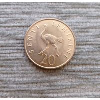 Werty71 Танзания 20 центов сенти 1979