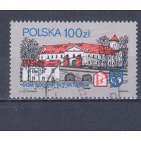 [1676] Польша 1989. Культура.Архитектура. Одиночный выпуск. Гашеная марка.