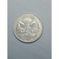 Австралия 5 центов 1981 года .