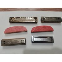 Губные гармошки 6шт