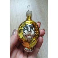 Елочные игрушки, стекло, лев