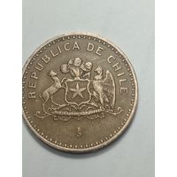 Чили 100 песо 1998 года .
