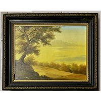 Скрипниченко Г.С Художник-сюрреалист, "белорусский Дали". "Верасень", 1989г. Холст, масло. Размер 39х30 см.