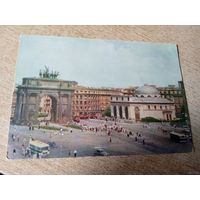 Ленинград. Площадь стачек.Нарвские ворота 1962 г. Чистая
