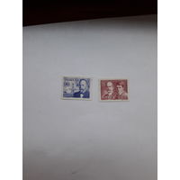 Марки Швеция Лауреаты Нобелевской премии 1915