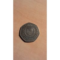 Кипр, 50 центов 1996.