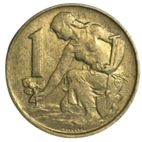 Чехословакия 1 крона, 1986