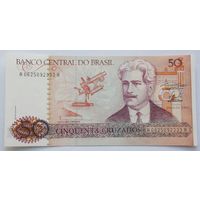 Бразилия. 50 крузадо  образца 1987 года,