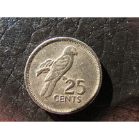 Сейшелы. 25 центов.1982. С 20 копеек. Распродажа коллекции. Смотрите другие лоты.