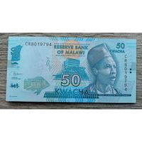 Werty71 Малави 50 квача 2020 UNC банкнота Рыба