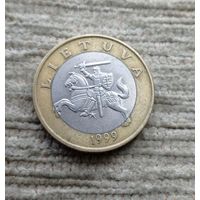 Werty71 Литва 2 лита 1999 биметалл погоня