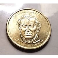 1 доллар США 2009 г. 12-й Президент Закари Тейлор
