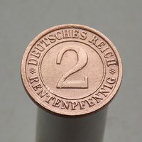 Германия 2 рейтенпфеннига 1924 F