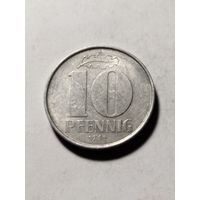 ГДР 10 пфенинг 1968