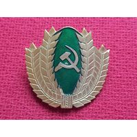 Кокарда инспекции по карантину растений СССР. Редкая.