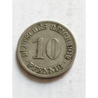 Германия 10 пфенинг 1912 А