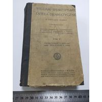 У.Шекспир 5й том(зимний роман) 1895г на польском W.Shakespeare dziela dramatyczne