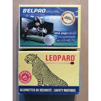 Спичечные коробки 5 х 3.5 х 1.5 см, серия "ЛЕОПАРД", спички