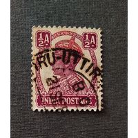 Марка Индия 1941 год Король