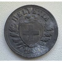 Швейцария 2 раппена, 1942  3-13-43