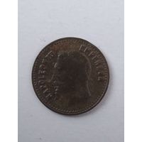 Игровой жетон Австро-Венгрия, старинный. Наполеон III.