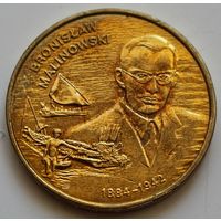 Польша 2 злотых 2002 год "Польские путешественники - Бронислав Малиновский (1884-1942)"