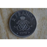 Монако 2 франка 1979