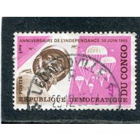 Конго. День независимости. Парашутисты