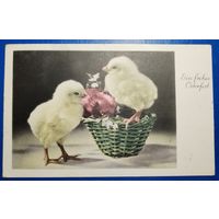 Открытка. Пасхальная. 1954 г. Германия.