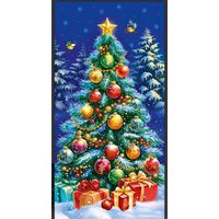 С Новым годом! Открытка двойная (евро)