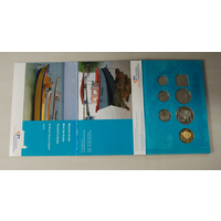 Аруба годовой набор 5+5+10+25+50 центов 1+2,5 гульдена 2012 год, UNC.