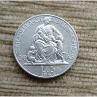 Werty71 Ватикан 5 лир 1948