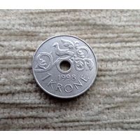 Werty71 Норвегия 1 крона 1998