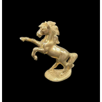 Статуэтка миниатюра Лошадка на дыбах Бронза Клеймо
